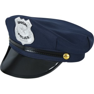 Gorra policia negro infantil