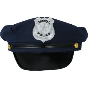 Gorra policia negro infantil