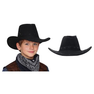 Sombrero vaquero simil-piel colores