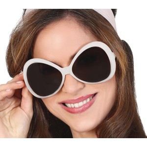 Gafas blancas años 70