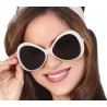 Gafas blancas años 70
