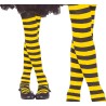 Pantys amarillos con rayas