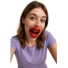 Labios grotescos latex, 10x5.5 cm