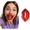 Labios grotescos latex, 10x5.5 cm