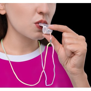 Silbato con cuerda y luz surtido
