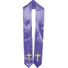 Estola morada 130x12 cm
