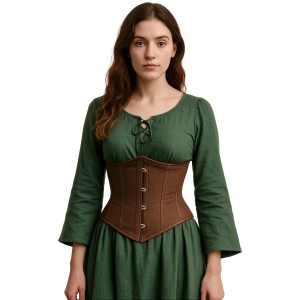 Corset marron