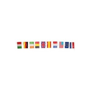 Banderines internacional plastico