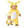 Disfraz bebe de chinchilla electrica Pikachu
