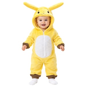 Disfraz bebe de chinchilla electrica Pikachu