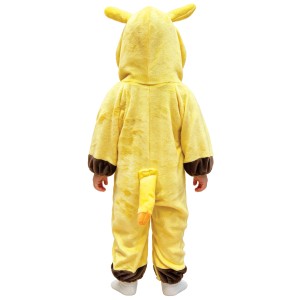Disfraz bebe de chinchilla electrica Pikachu