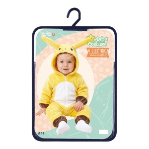 Disfraz bebe de chinchilla electrica Pikachu