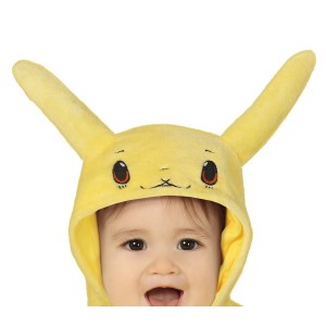Disfraz bebe de chinchilla electrica Pikachu