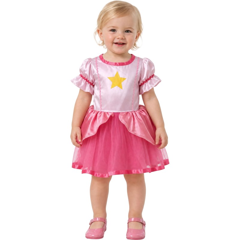 Disfraz bebe princesa peach