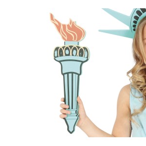 Disfraz niña estatua de la libertad