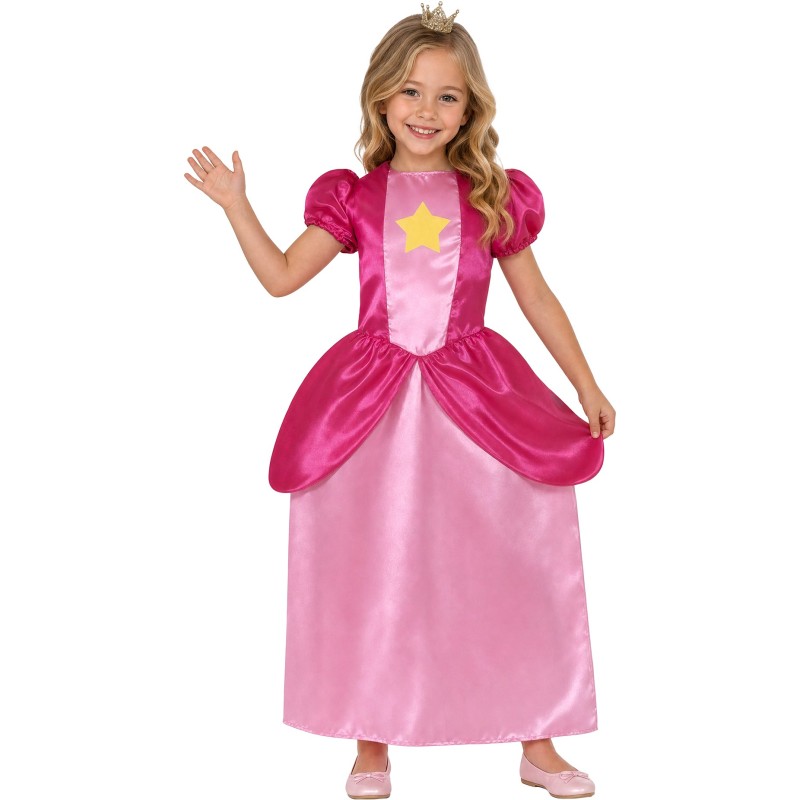 Disfraz niña princesa peach