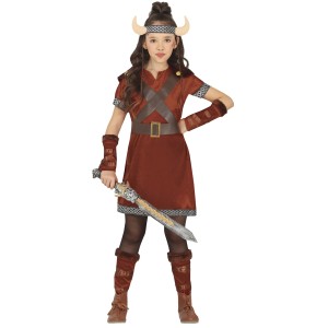 Disfraz niña de vikinga nordica