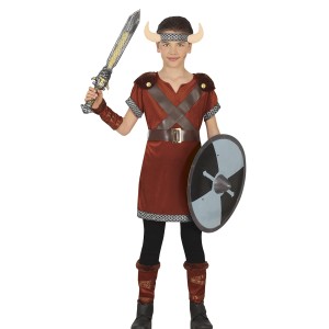 Disfraz niña de vikinga nordica