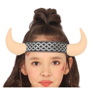 Disfraz niña de vikinga nordica