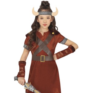 Disfraz niña de vikinga nordica
