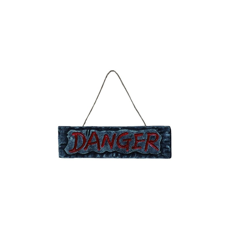 Letrero Danger , 35x10 cm.