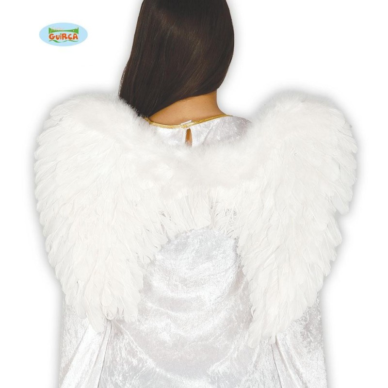 ALAS PLUMAS BLANCAS 60X45 CMS