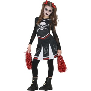 Disfraz niña animadora gotica