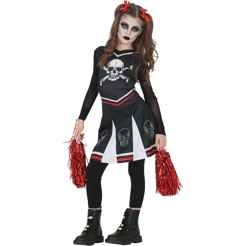 Disfraz niña animadora gotica