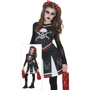 Disfraz niña animadora gotica
