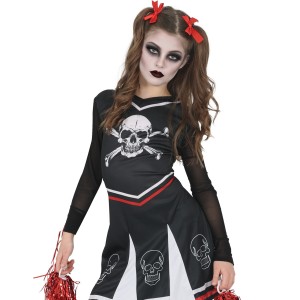 Disfraz niña animadora gotica