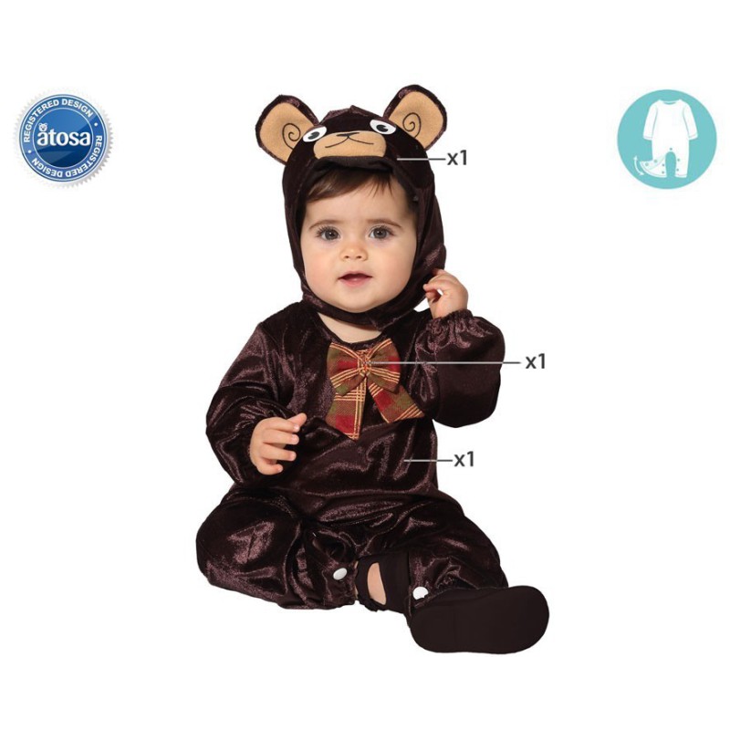 Disfraz bebe de oso