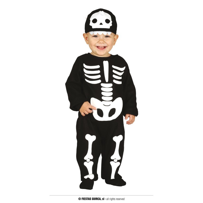 Disfraz bebe de esqueleto