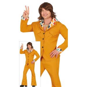 Disfraz hombre traje naranja