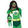Disfraz hombre de Superheroe marihuana