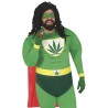 Disfraz hombre de Superheroe marihuana