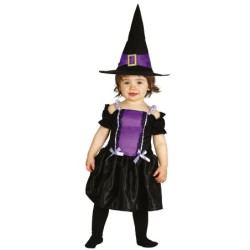 Disfraz bebe bruja morada