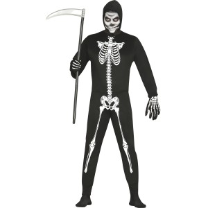 Disfraz hombre de esqueleto