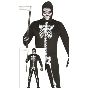 Disfraz hombre de esqueleto
