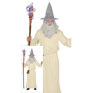 Disfraz hombre de mago blanco