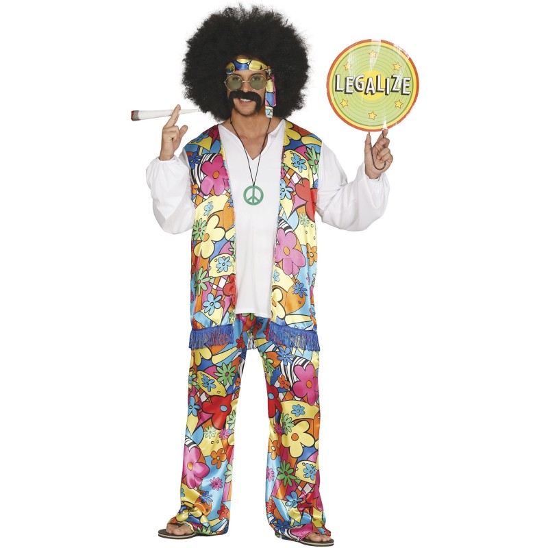 Disfraz hombre de hippie
