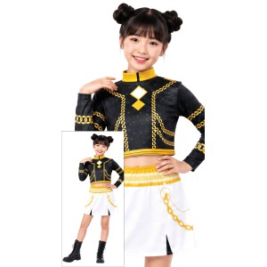 Disfraz niña kpop blanco y negro