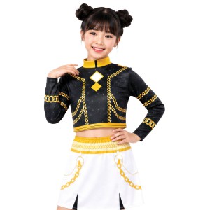 Disfraz niña kpop blanco y negro