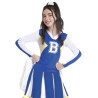 Disfraz adolescente animadora azul