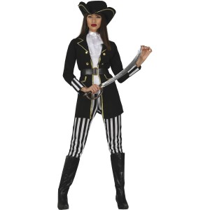Disfraz mujer de pirata negra