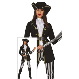 Disfraz mujer de pirata negra