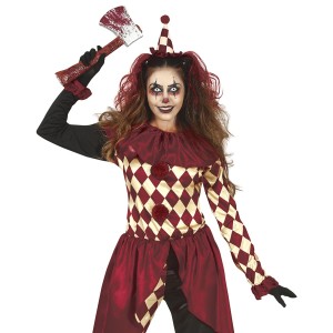 Disfraz mujer de payasa horror