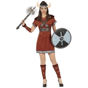 Disfraz mujer de guerrera vikinga