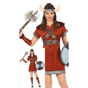 Disfraz mujer de guerrera vikinga