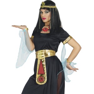 Disfraz mujer de cleopatra negro