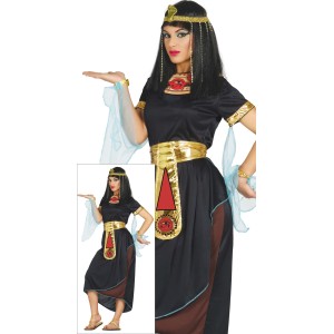 Disfraz mujer de cleopatra negro